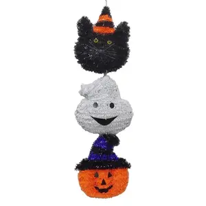 FC Young 33D-CGP Hanging Decor 23" Dangler Cat, Ghost, Pumpkin