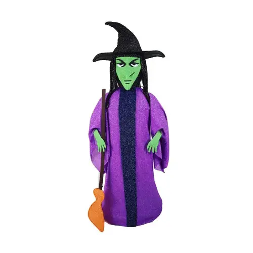 Yard Decor Prelit 60" Collapsible Witch