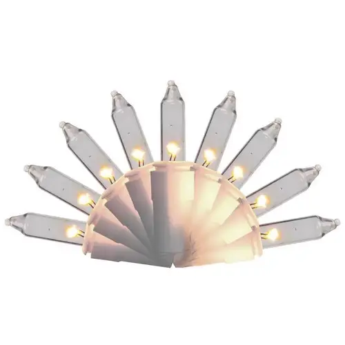 Christmas Lights Classic LED T5 Warm White 100 ct String 24.75 ft.