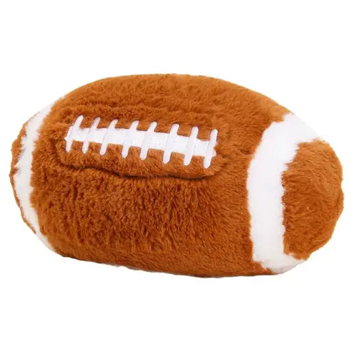 Stuffed Animal Football Plush Brown/White Brown/White Stuffed Animal Football Plush Brown/White Brown/White