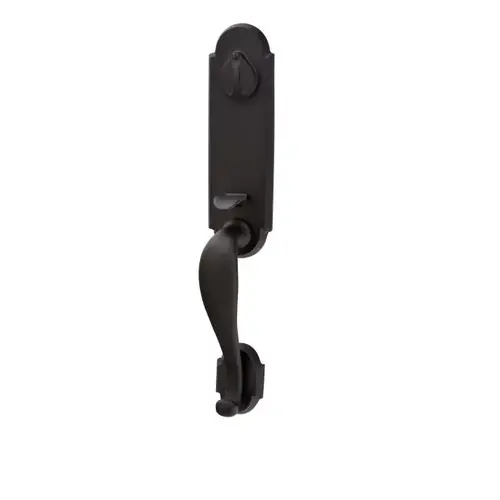 Durango Lever Left Hand 2-3/8" Or 2-3/4" Backset Single Cylinder Remington Sandcast Tubular Handleset Flat Black Finish Durango Lever Left Hand 2-3/8" Or 2-3/4" Backset Single Cylinder Remington Sandcast Tubular Handleset Flat Black Finish
