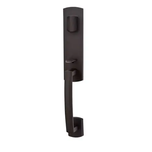 Durango Lever Left Hand 2-3/8" Or 2-3/4" Backset Single Cylinder Logan Sandcast Tubular Handleset Flat Black Finish Durango Lever Left Hand 2-3/8" Or 2-3/4" Backset Single Cylinder Logan Sandcast Tubular Handleset Flat Black Finish