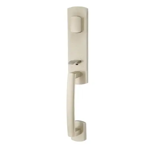 Teton Lever Right Hand 2-3/8" Or 2-3/4" Backset Single Cylinder Logan Sandcast Tubular Handleset Tumbled White Bronze Finish Teton Lever Right Hand 2-3/8" Or 2-3/4" Backset Single Cylinder Logan Sandcast Tubular Handleset Tumbled White Bronze Finish