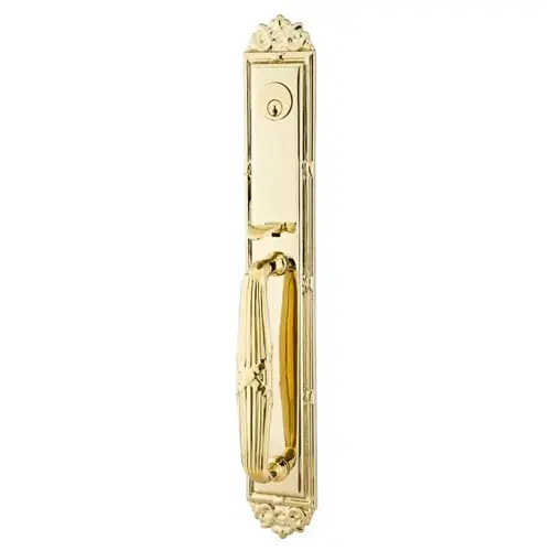 Rustic Lever Right Hand 2-3/8" Or 2-3/4" Backset Double Cylinder Imperial Tubular Handleset Lifetime Brass Finish Rustic Lever Right Hand 2-3/8" Or 2-3/4" Backset Double Cylinder Imperial Tubular Handleset Lifetime Brass Finish