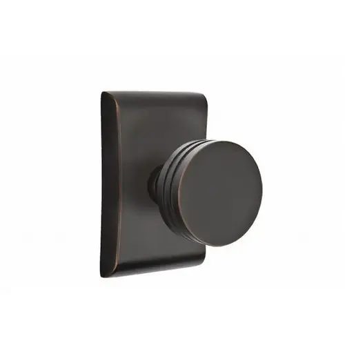 Bern Knob Passage with Neos Rose Oil Rubbed Bronze Finish Bern Knob Passage with Neos Rose Oil Rubbed Bronze Finish