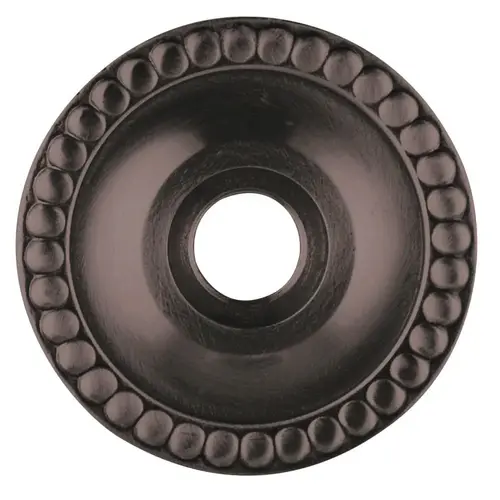 Dummy Pair 2-3/4" Beaded Rose Oil Rubbed Bronze Finish Dummy Pair 2-3/4" Beaded Rose Oil Rubbed Bronze Finish