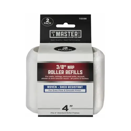 Mini Woven Paint Roller Covers, 4 x 3/8 In. Nap pair Mini Woven Paint Roller Covers, 4 x 3/8 In. Nap pair