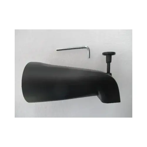 Bathtub Diverter Spout, Matte Black, for 5/8" O.D. Copper Tube Bathtub Diverter Spout, Matte Black, for 5/8" O.D. Copper Tube