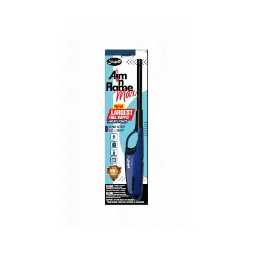 Scripto Butane Utility Lighter - Aim N Flame - 12 count Assorted Color Scripto Butane Utility Lighter - Aim N Flame - 12 count Assorted Color