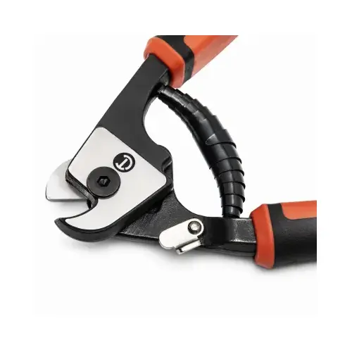 Cable Cutter, 3/16 in Cutting Capacity, 7-1/2 in OAL, Steel Jaw Red