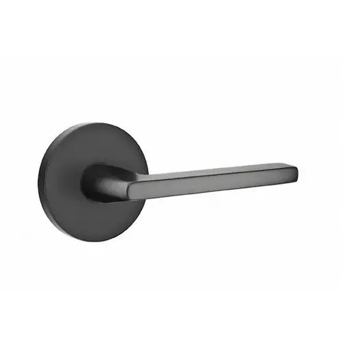 Helios Lever Right Hand Passage with Disk Rose Flat Black Finish Helios Lever Right Hand Passage with Disk Rose Flat Black Finish