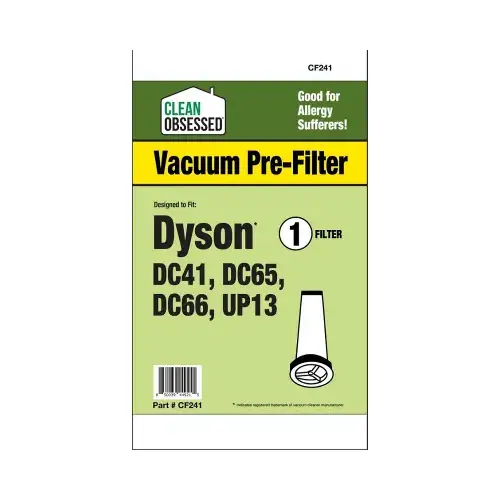 Dyson Vacuum Cleaner Filter, Style DC41, DC65, 1-Pk. Dyson Vacuum Cleaner Filter, Style DC41, DC65, 1-Pk.
