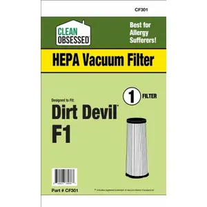 SUPPLIES ON DEMAND CF301 Dirt Devil Vacuum Cleaner Filter, F1 HEPA, 1-Pk.