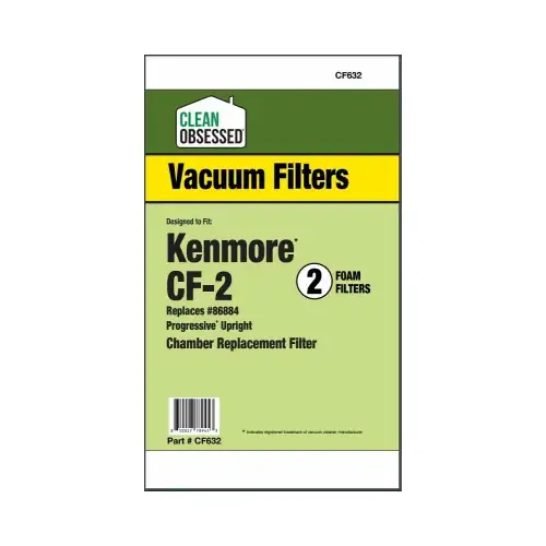 Kenmore Foam Vacuum Cleaner Filter, CF-2, 1-Pk.