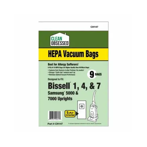 9CT HEPA Vacuum Bag 9CT HEPA Vacuum Bag