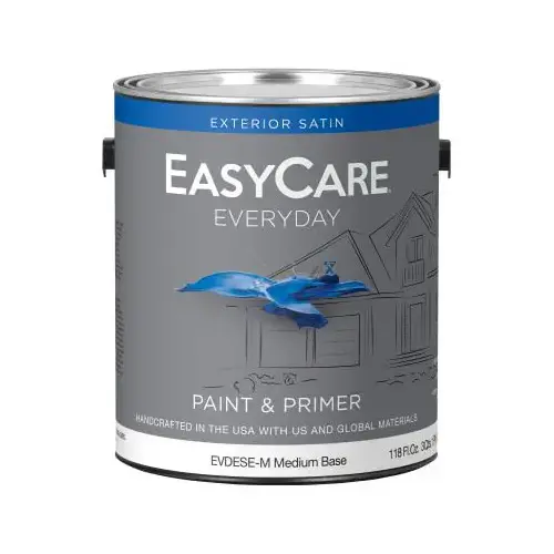 Everyday Exterior Latex Paint, Satin, Medium Base, 5 Gallon Everyday Exterior Latex Paint, Satin, Medium Base, 5 Gallon