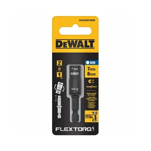 FlexTorq Double-Ended Nut Driver, Impact Ready, 7 & 8mm FlexTorq Double-Ended Nut Driver, Impact Ready, 7 & 8mm