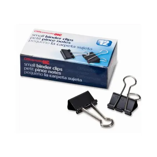 Binder Clips, Small, 12-Pk. Binder Clips, Small, 12-Pk.