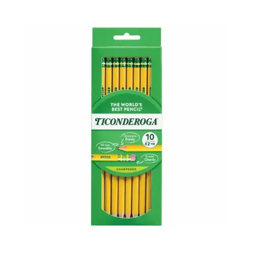 Wooden #2 Pencils, Sharpened, 10-Ct.