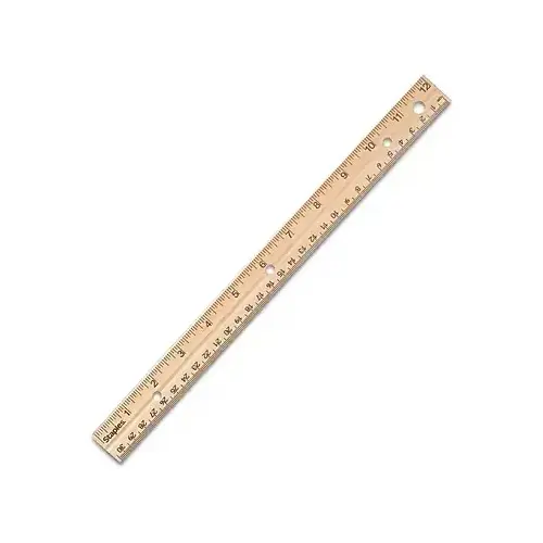 12 In. Wood Ruler 12 In. Wood Ruler