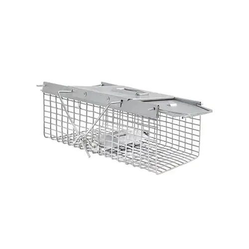 2 Door Live Animal Cage Trap, Medium, 5 x 5 x 18 In. 2 Door Live Animal Cage Trap, Medium, 5 x 5 x 18 In.