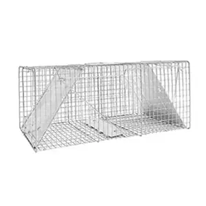 KINGFIELD INT ENTERPRISE LTD 903-831-5 2 Door Live Animal Cage Trap, Large, 10.75 x 12 x 36 In.