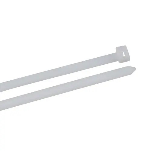 Heavy-Duty Cable Ties, 175 lb Tensile Strength, 24 in L, Natural, 50/Bag Heavy-Duty Cable Ties, 175 lb Tensile Strength, 24 in L, Natural, 50/Bag