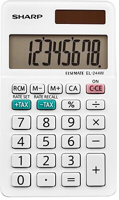 Staples 510812 8-Digit Mini Desk Calculator
