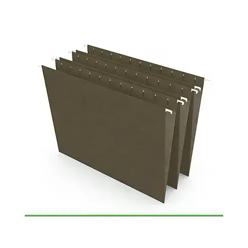 Letter-size Folders, Green - pack of 25 Letter-size Folders, Green - pack of 25