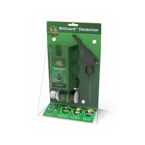 Automatic Trash Bin Deodorizer All-In-One Starter Kit Green Automatic Trash Bin Deodorizer All-In-One Starter Kit Green