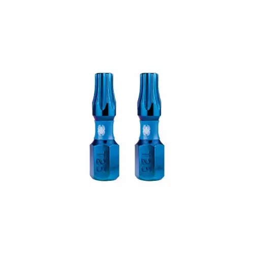 T25 Torx Impact Driver Bits, 1 In., 2-Pk. T25 Torx Impact Driver Bits, 1 In., 2-Pk.