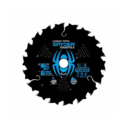 Tarantula Framing Circular Saw Blade, 18-Tooth, 5-1/2 In. Tarantula Framing Circular Saw Blade, 18-Tooth, 5-1/2 In.