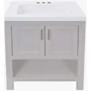 Royal Cabinets 80-8116-0-1611 Serenity Bathroom Vanity, Gray, 30 In.