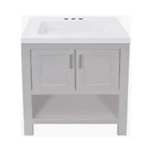 Serenity Bathroom Vanity, Gray, 30 In.
