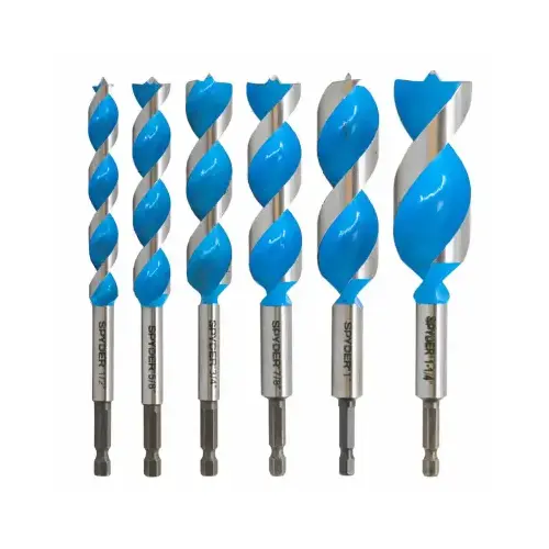 6-Pc. Stinger Spade Woodboring Drill Bit Set 6-Pc. Stinger Spade Woodboring Drill Bit Set