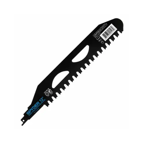 Tungsten-Carbide Masonry Reciprocating Saw Blade, 12 In. Tungsten-Carbide Masonry Reciprocating Saw Blade, 12 In.