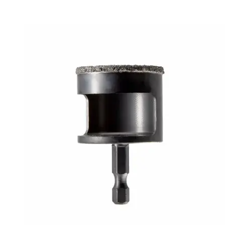 Diamond Grit Arbored Hole Saw, 1-3/8 In Diamond Grit Arbored Hole Saw, 1-3/8 In