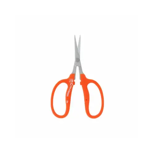 Garden Scissors, Curved Blade, Fluorine Coated Stainless Steel Garden Scissors, Curved Blade, Fluorine Coated Stainless Steel