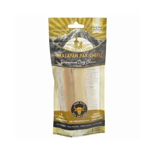 Yak Cheese Dog Chew Treat, 4.6 oz - pair Yak Cheese Dog Chew Treat, 4.6 oz - pair