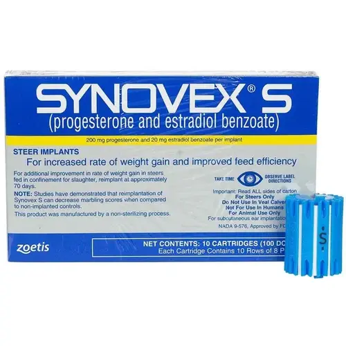 Synovex S Implants 100-Dose Synovex S Implants 100-Dose