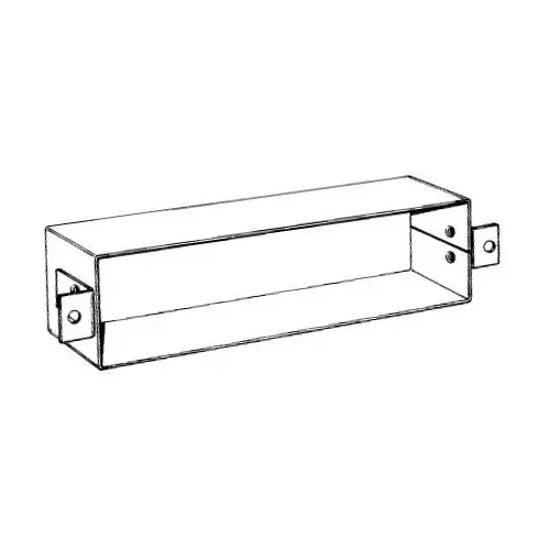 Letter Box Sleeve Satin Stainless Steel Finish