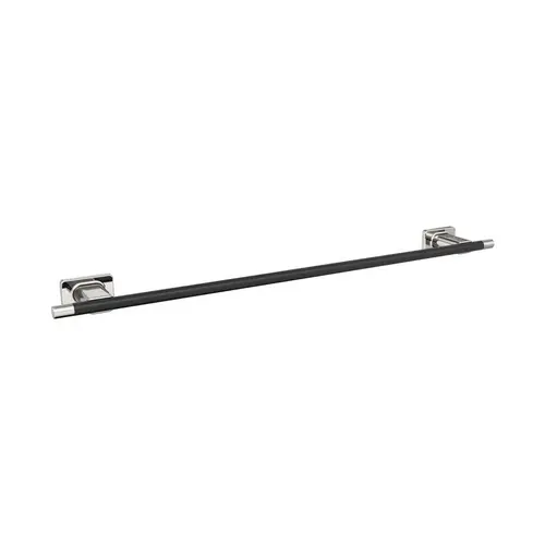 Esquire Polished Nickel/Black Bronze Towel Bar