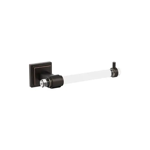 Glacio Single Post Tissue Holder Clear/Oil-Rubbed Bronze Glacio Single Post Tissue Holder Clear/Oil-Rubbed Bronze