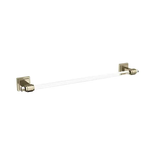 Glacio Towel Bar Clear/Golden Champagne Glacio Towel Bar Clear/Golden Champagne