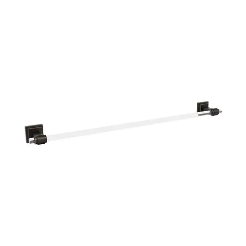 Glacio Towel Bar Clear/Oil-Rubbed Bronze