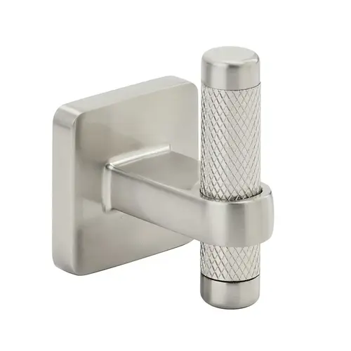 Bronx Single Prong Robe Hook Satin Nickel Bronx Single Prong Robe Hook Satin Nickel