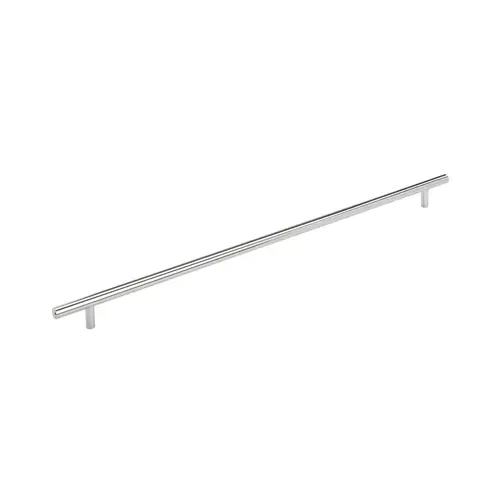 Bar Pulls Series 18-7/8 in (480 mm) Center to Center Polished Chrome Pull Bar Pulls Series 18-7/8 in (480 mm) Center to Center Polished Chrome Pull