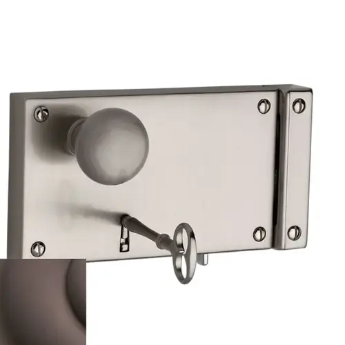 Right Hand 7" Horizontal Entry Rim Lock Venetian Bronze Finish Right Hand 7" Horizontal Entry Rim Lock Venetian Bronze Finish