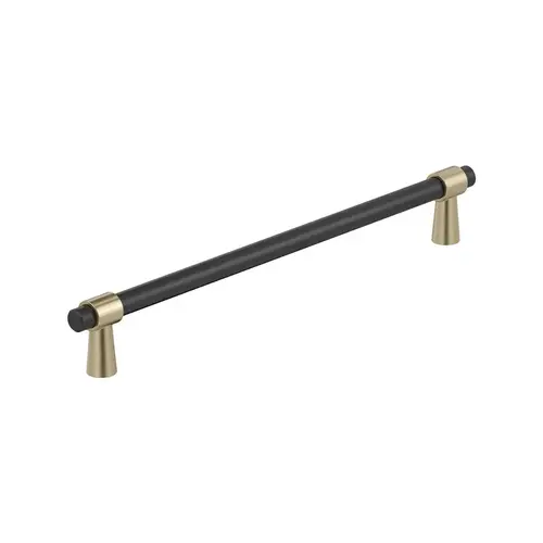 Mergence Series 10-1/16 in (256 mm) Center to Center Matte Black/Golden Champagne Pull Mergence Series 10-1/16 in (256 mm) Center to Center Matte Black/Golden Champagne Pull
