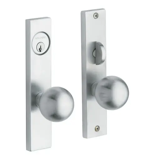Detroit Full Dummy Mortise Trim Satin Chrome Finish Detroit Full Dummy Mortise Trim Satin Chrome Finish